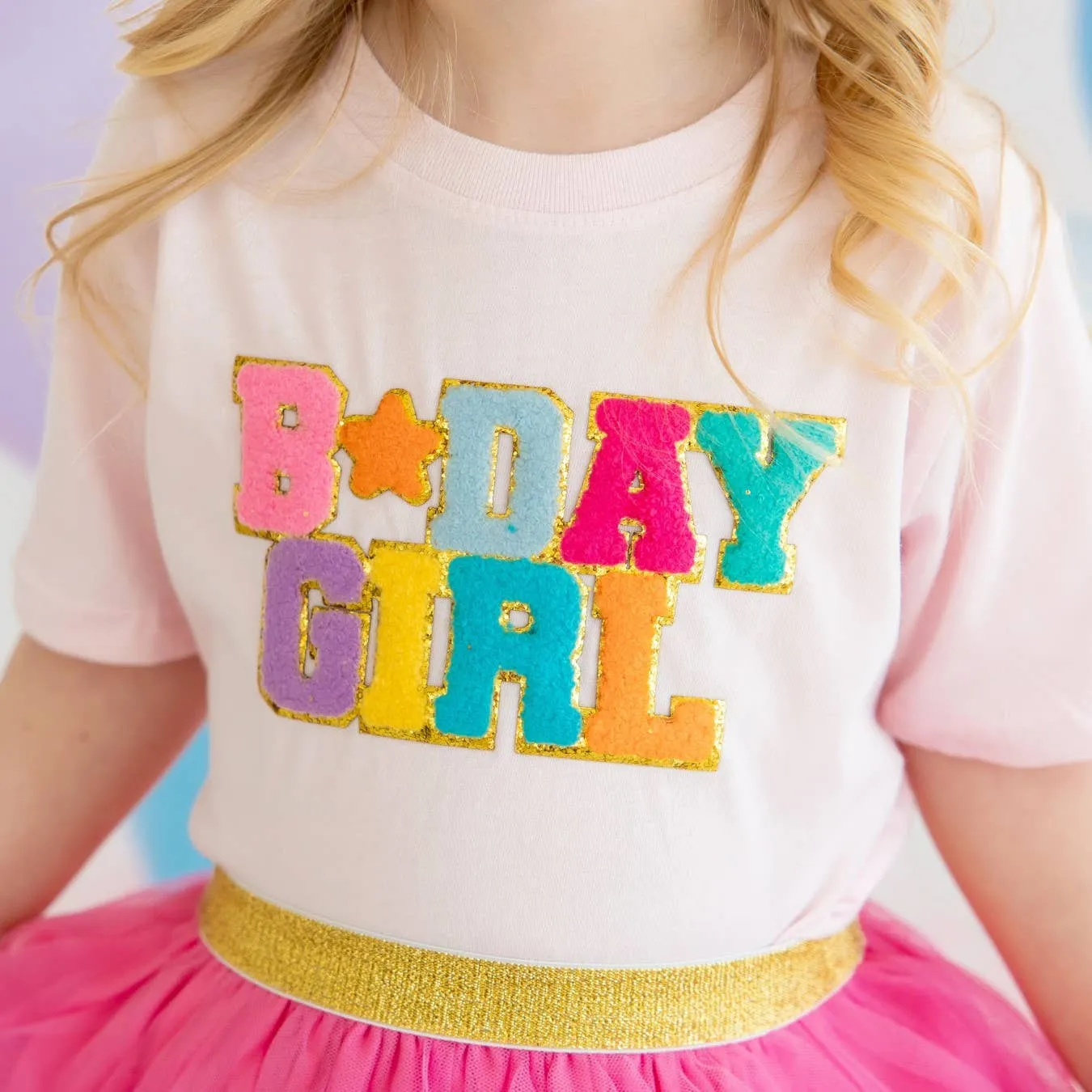 Birthday Girl Tee- Pink