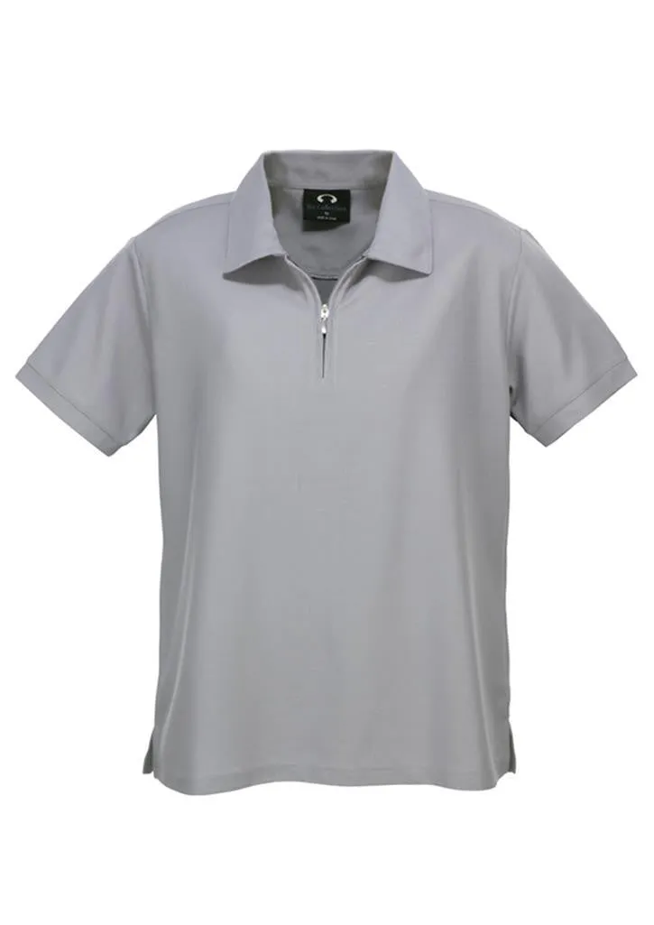 Biz Collection Womens Micro Waffle S/S Polo (P3325)-Clearance