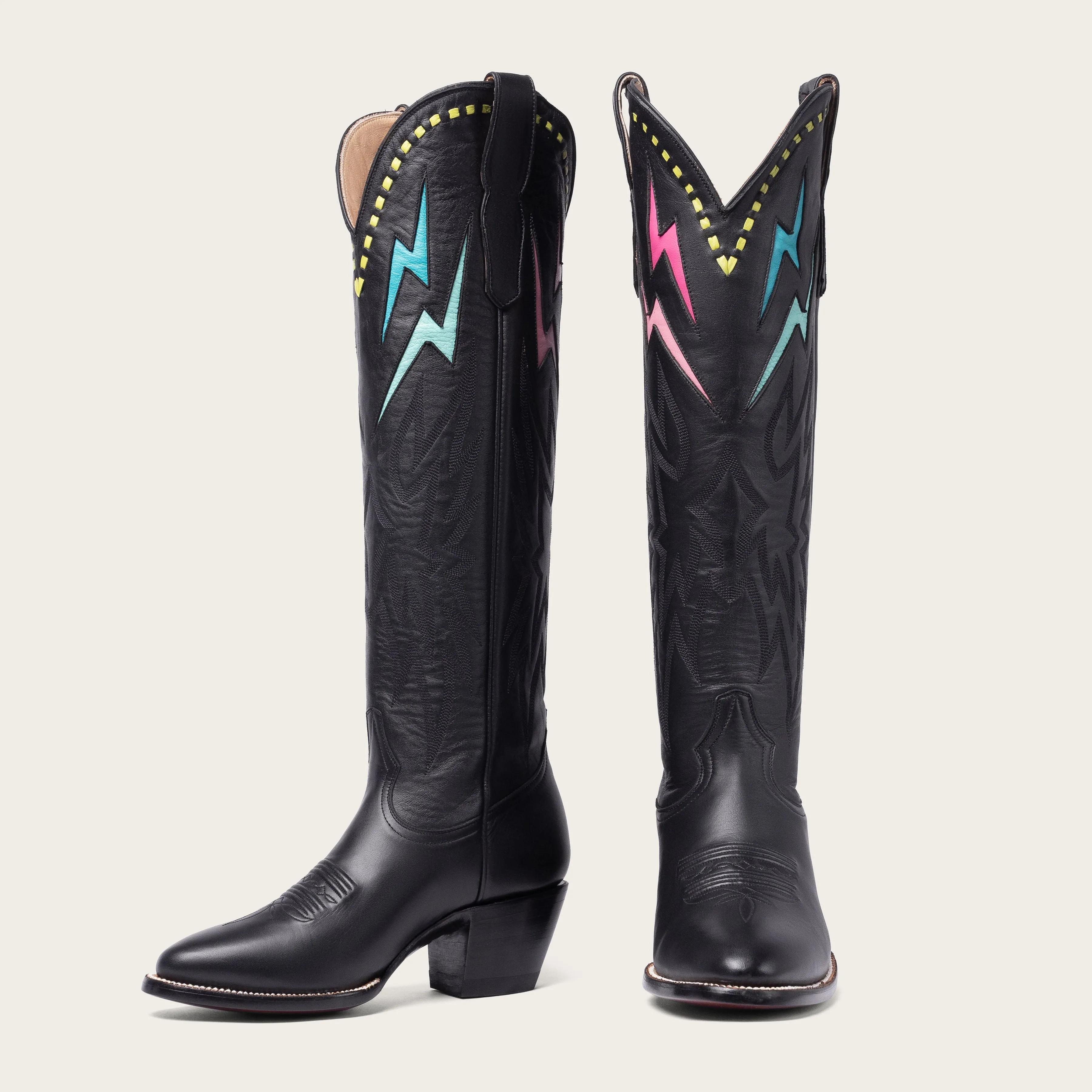 Black Rainbow Lightning Boot Limited Edition