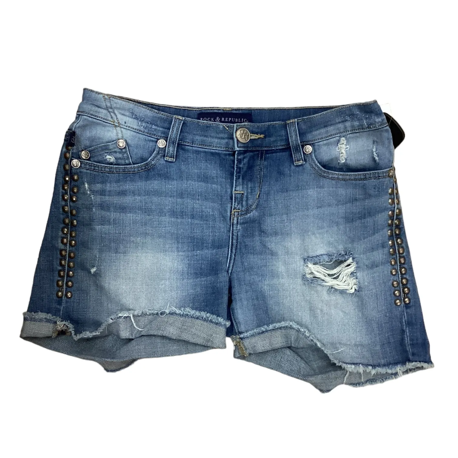 Blue Denim Shorts Rock And Republic, Size 4