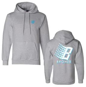 Bronze 56k B Logo Hoodie - Heather Grey