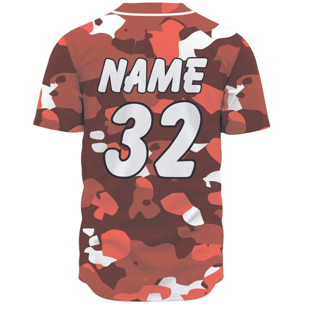 Camo SS Baseball Jersey