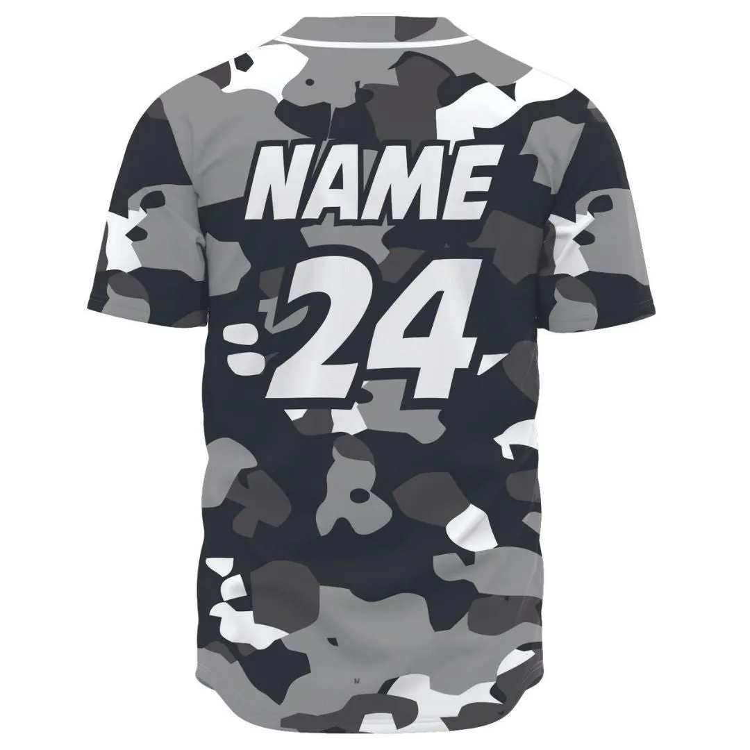 Camo SS Baseball Jersey