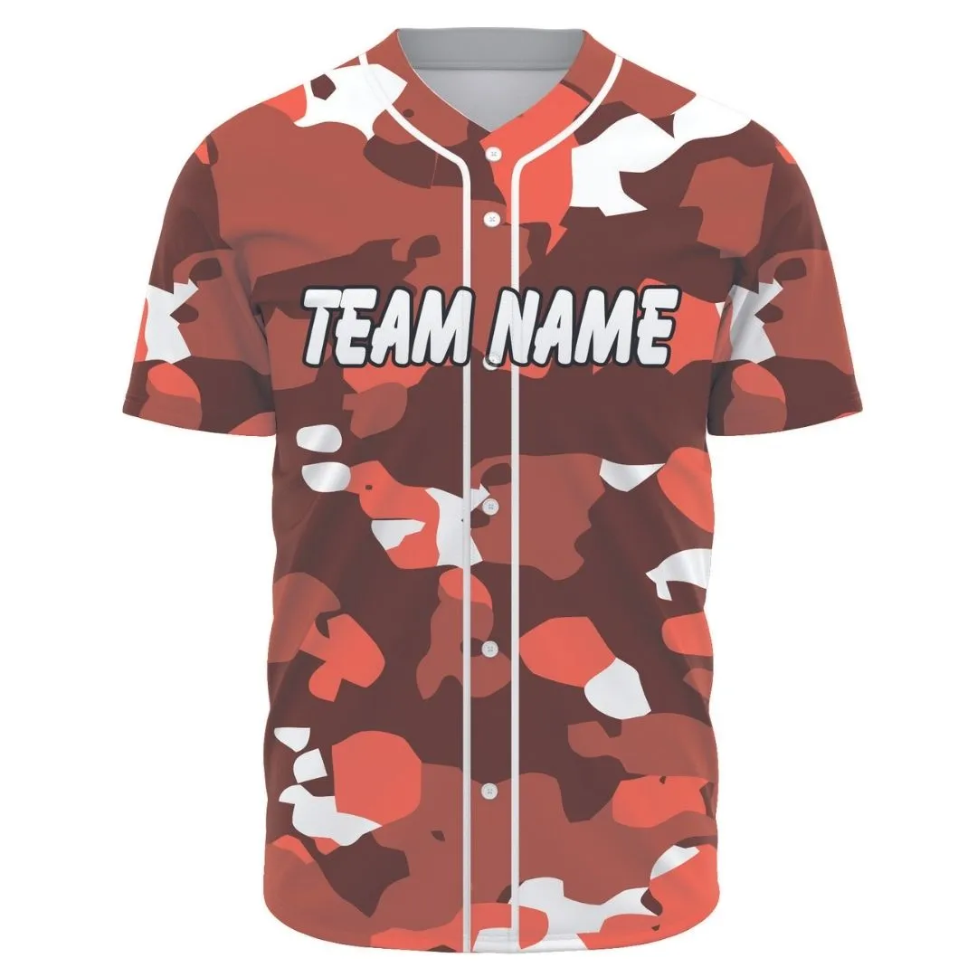 Camo SS Baseball Jersey