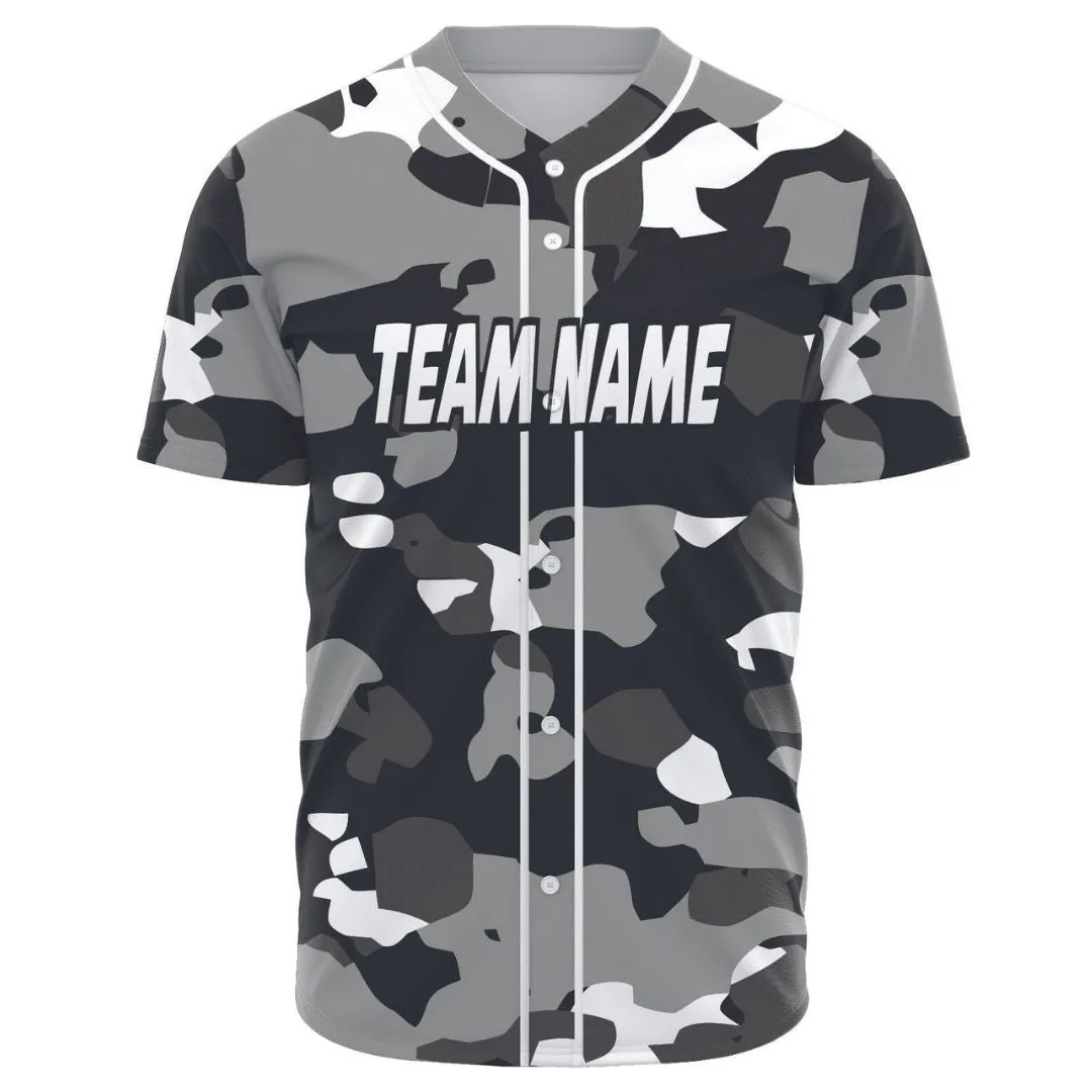 Camo SS Baseball Jersey