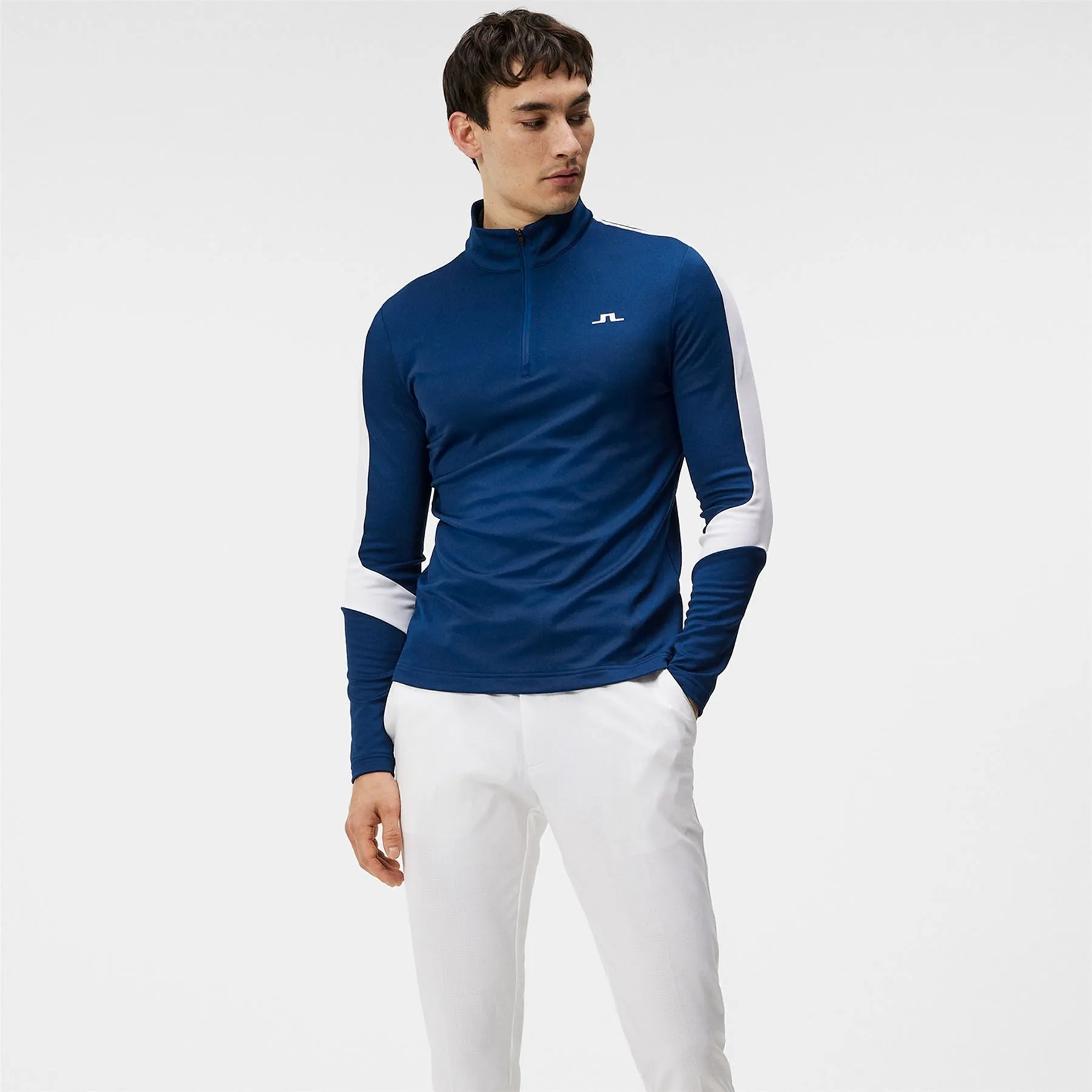 Carl TX Jersey Half Zip Mid Layer Estate Blue - SU24