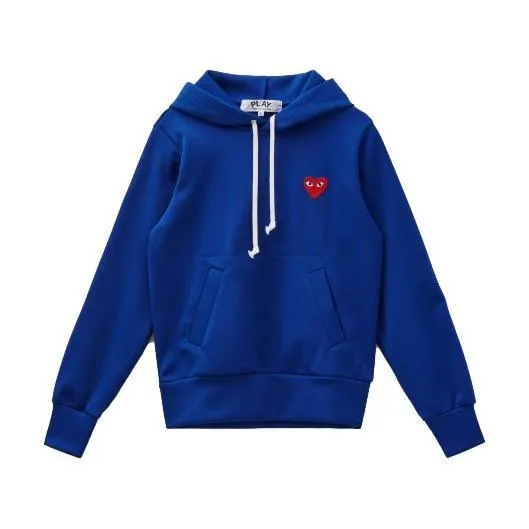 CDG PLAY WOMEN'S HOODIE (BLUE)