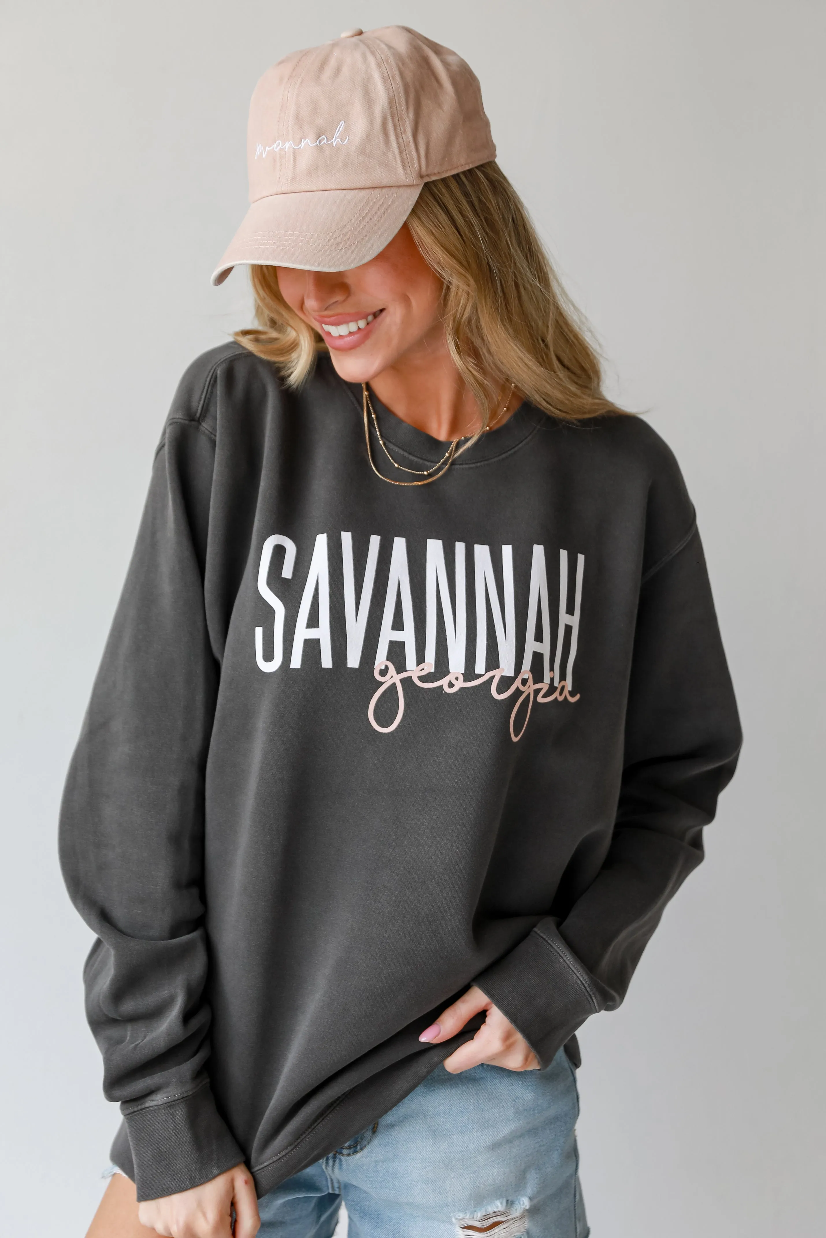 Charcoal Savannah Georgia Sweatshirt