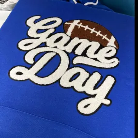 Chenille GAME DAY Hoodie - choose your color