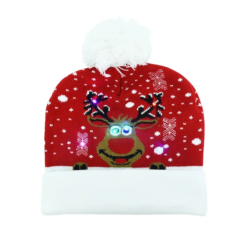 Christmas Light-Up Holiday Beanie [Adults/Kids]