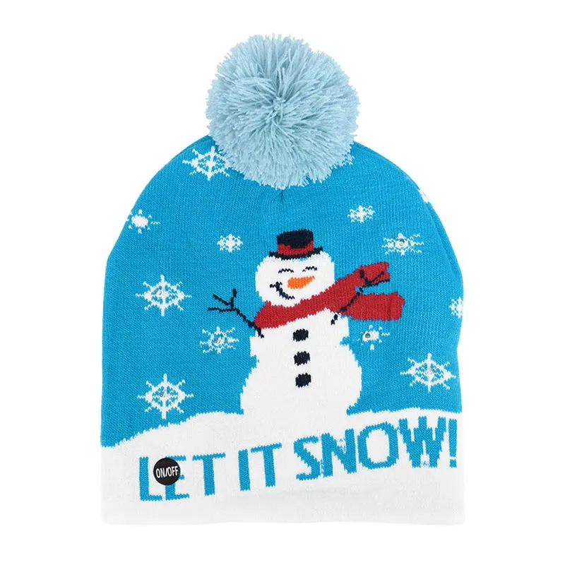 Christmas Light-Up Holiday Beanie [Adults/Kids]