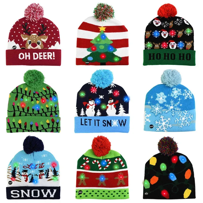 Christmas Light-Up Holiday Beanie [Adults/Kids]