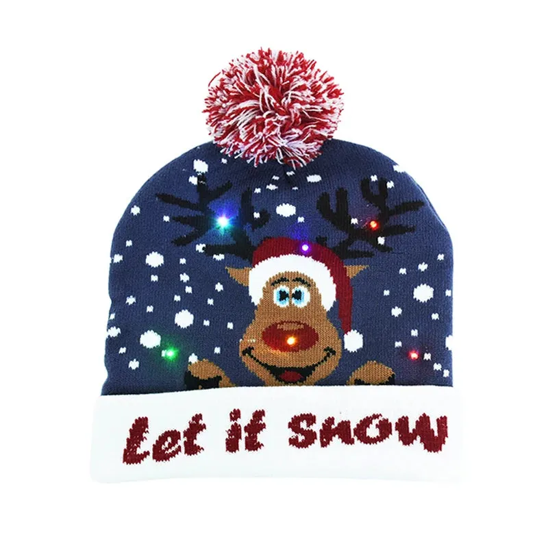 Christmas Light-Up Holiday Beanie [Adults/Kids]