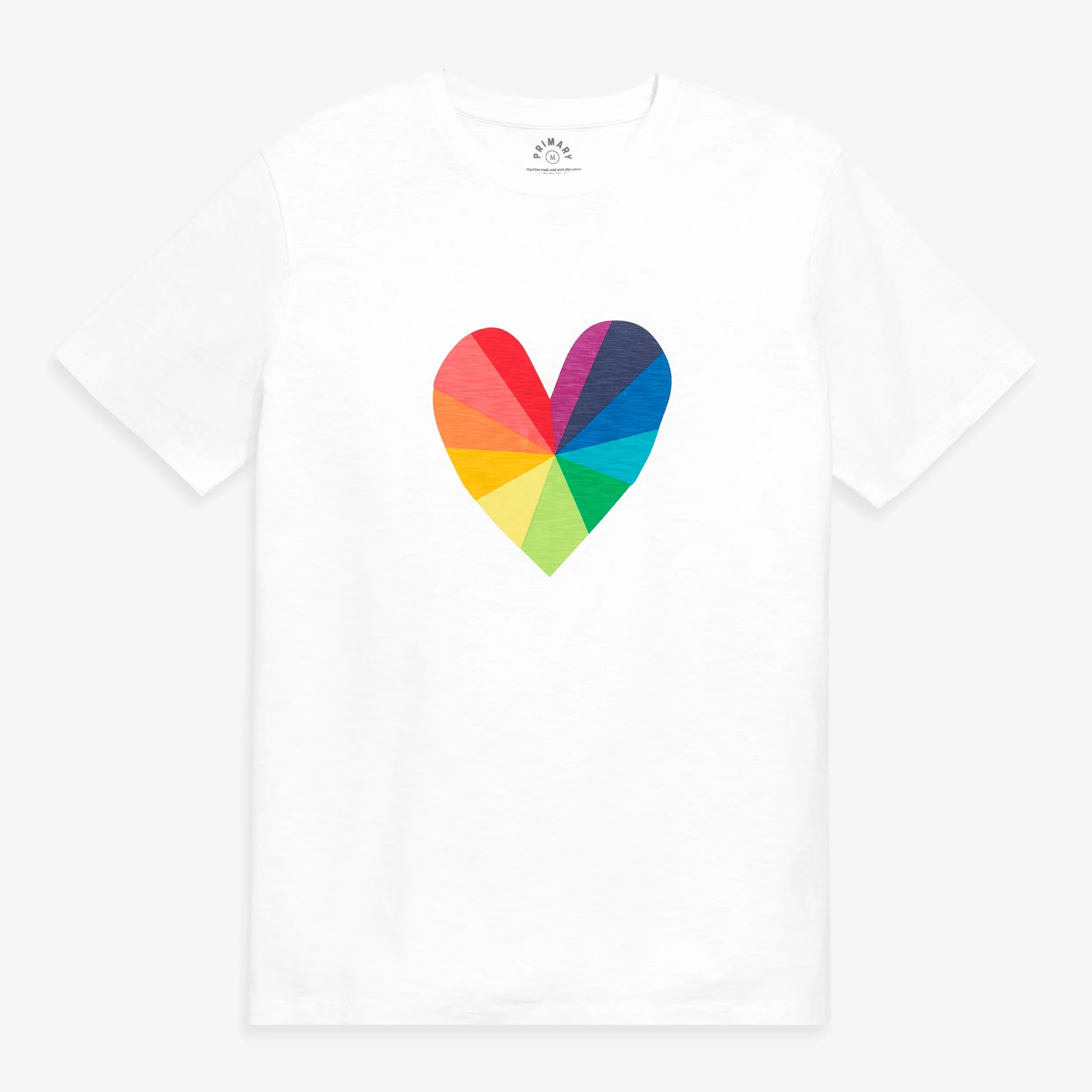 Clearance fit 2 grown-ups prism heart tee