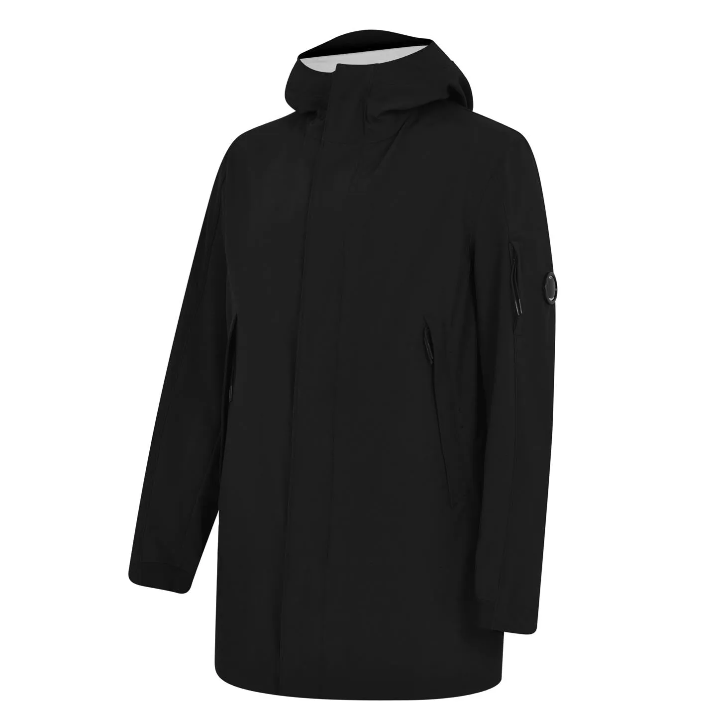 CP COMPANY Lens Soft Shell Jacket Black