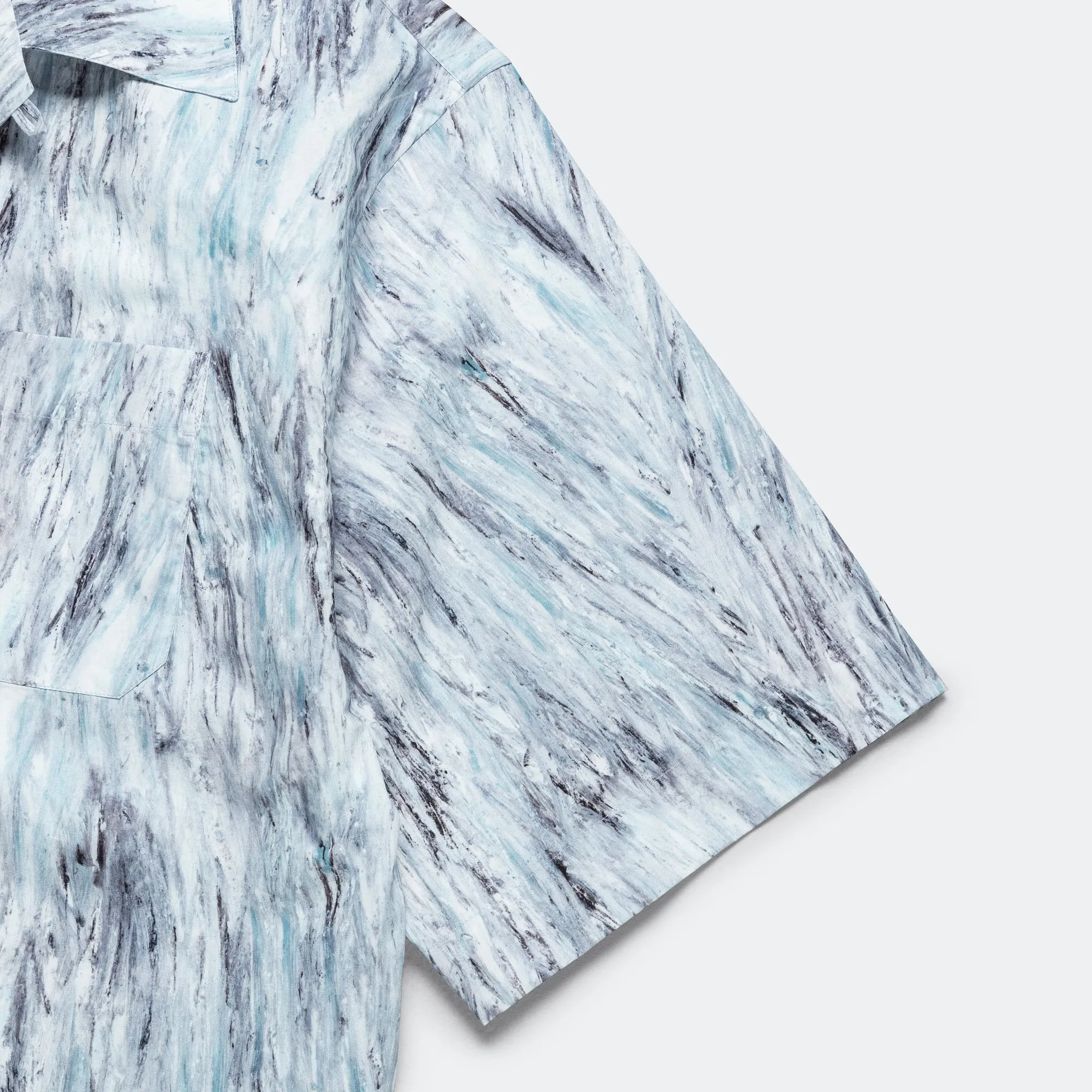 Crayon Pattern Shirt - Light Blue