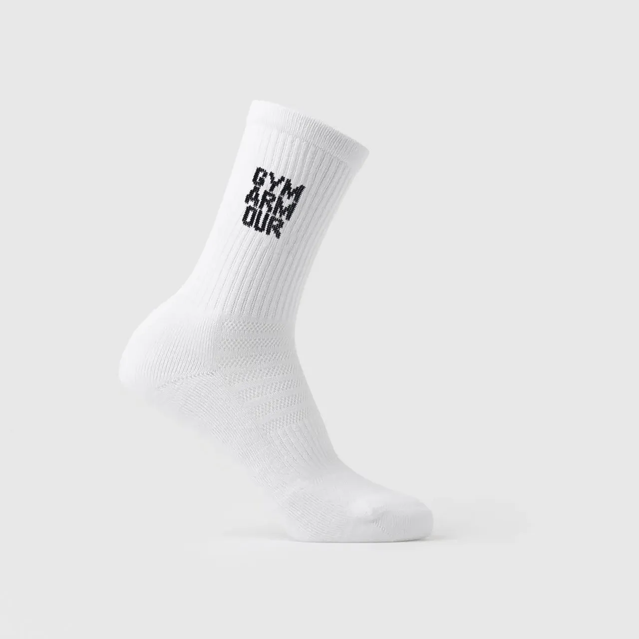 Crew Socks 2Pcs (Black   White)