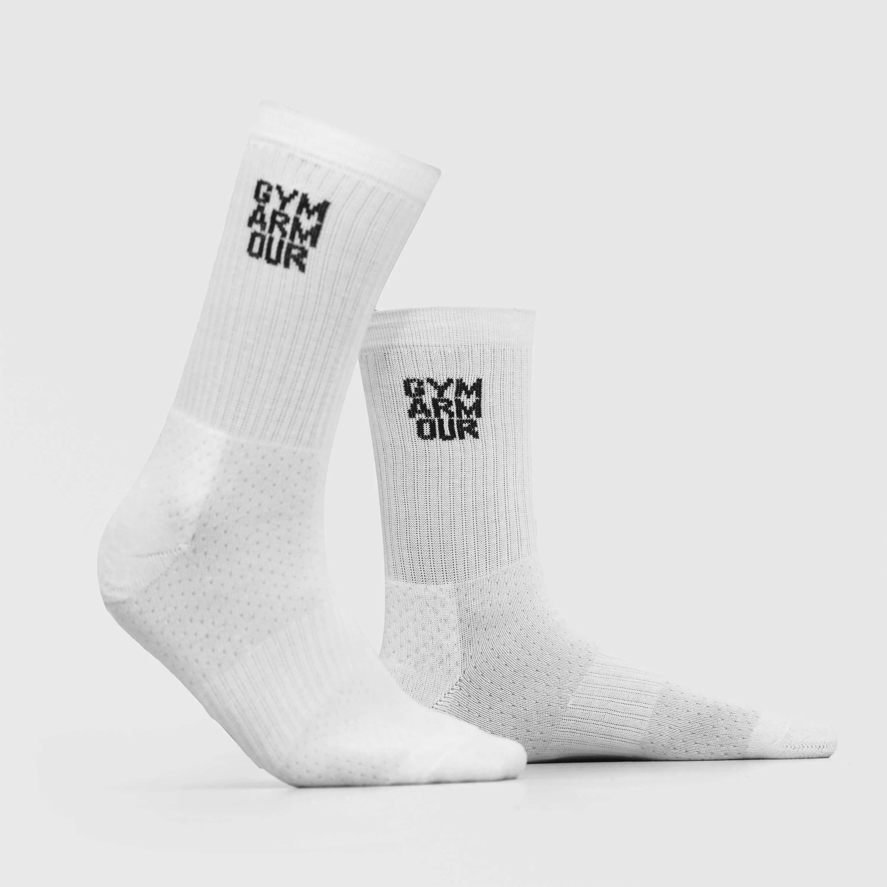 Crew Socks 2Pcs (Black   White)