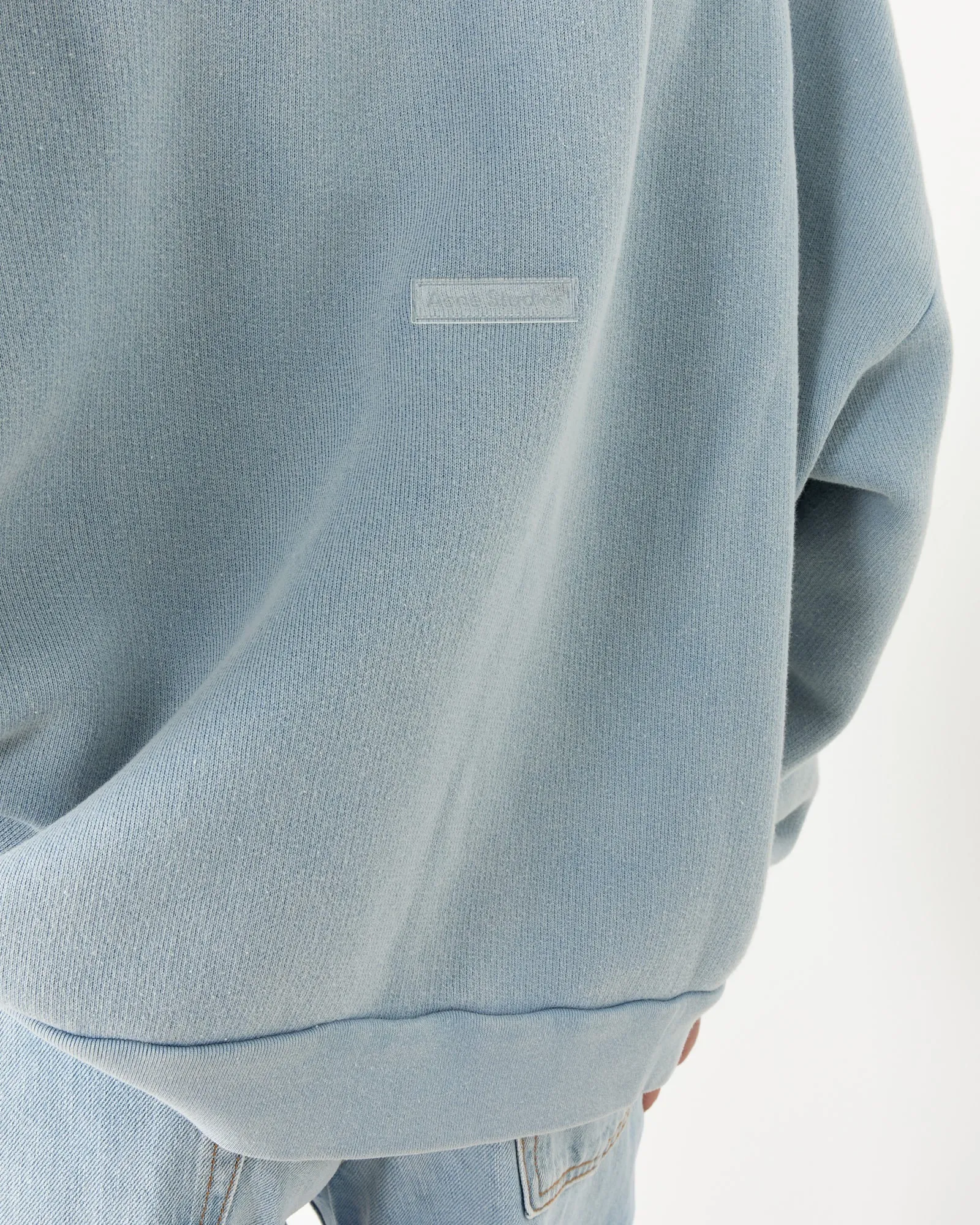 Crewneck Sweater in Old Blue