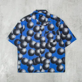 Edwin Dots Shirt AOP Seersucker - Blue