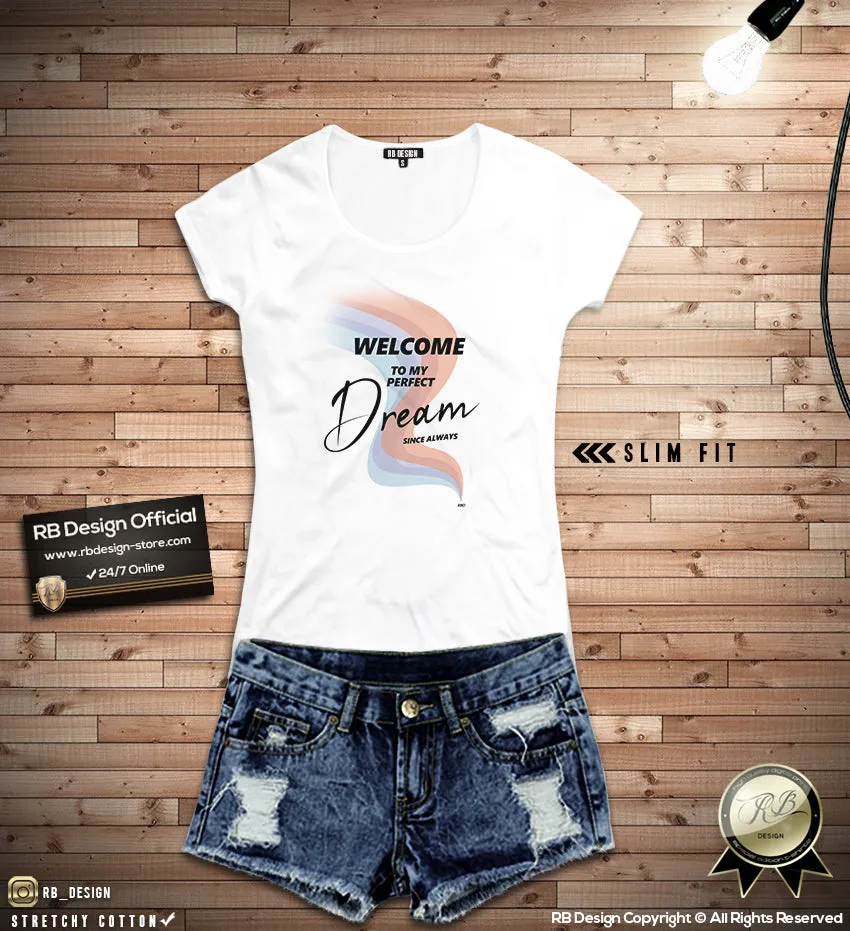 Fashion Women's T-Shirt With Sayings WTD386