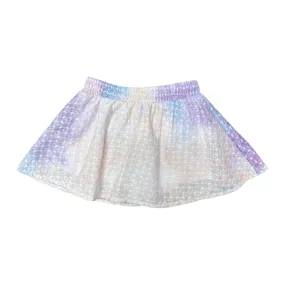 FBZ Purple Blue Tie Dye Eyelet Skort