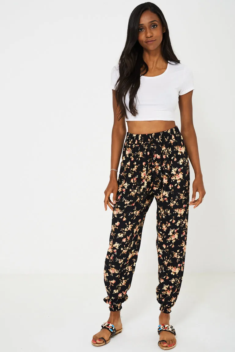 Floral Harem Trousers