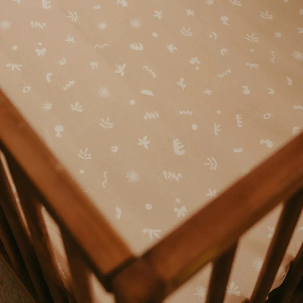 Fox & Fallow Fresco Organic Fitted Cot Sheet