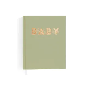 Fox & Fallow Mini Baby Book SAGE