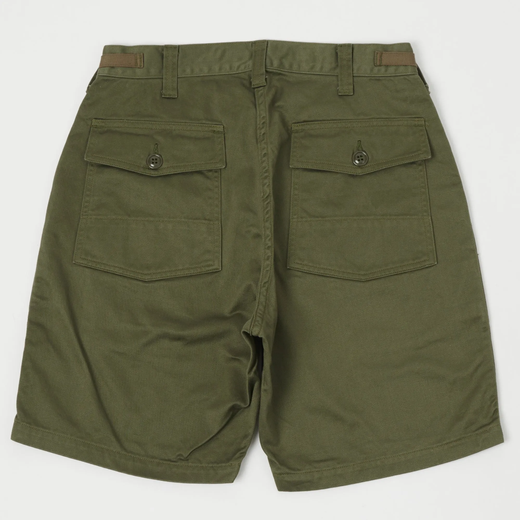 Freewheelers 1922020 'Sidewinder' Military Short - Olive