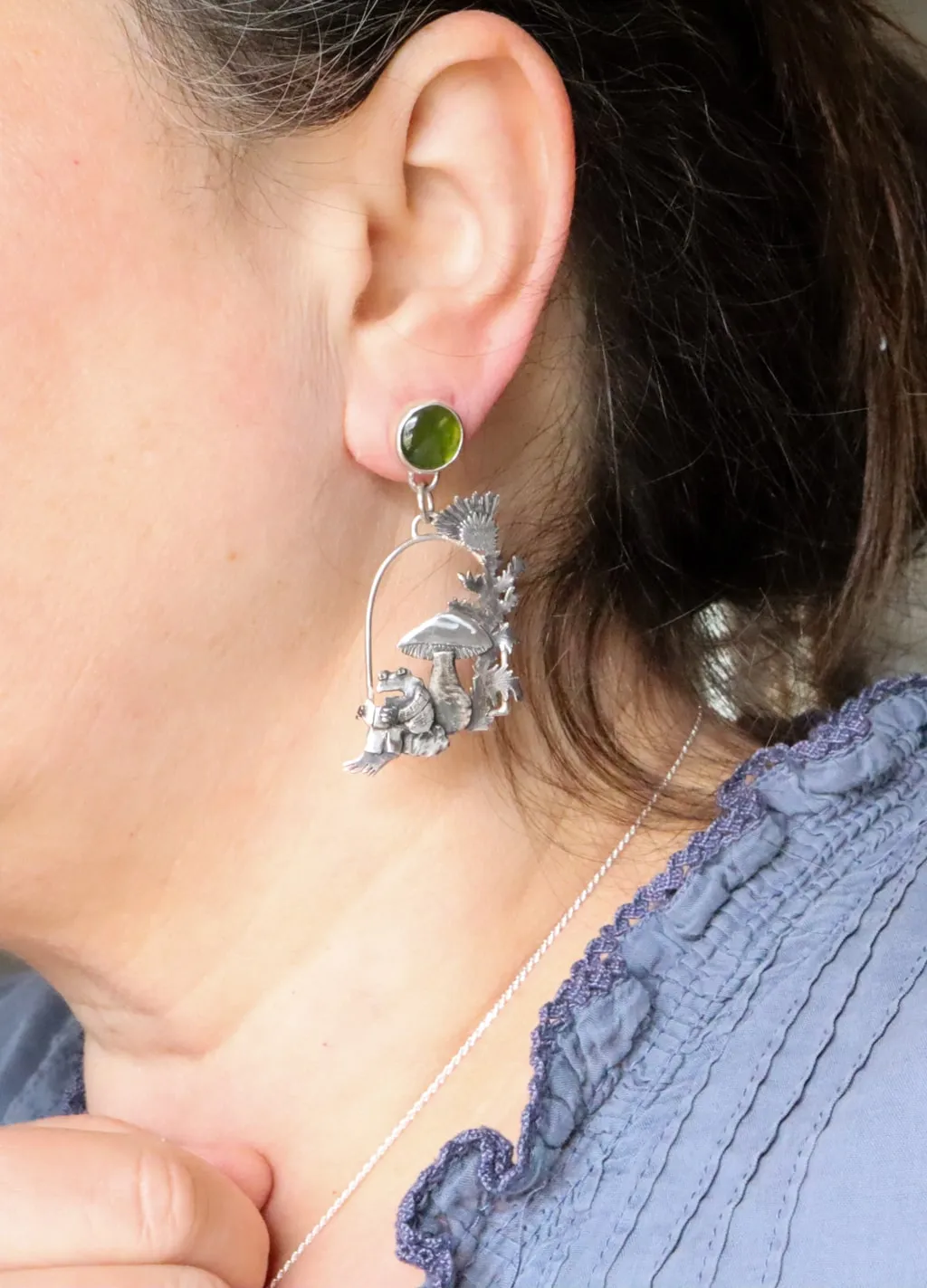 Frog & Toad Reading Stories Earrings