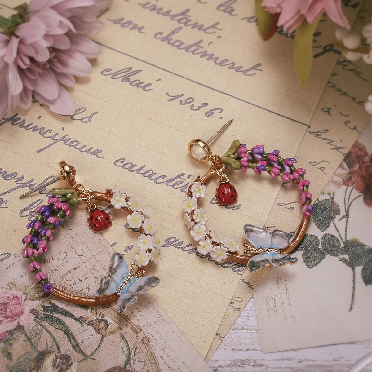 Garden Butterfly Earrings