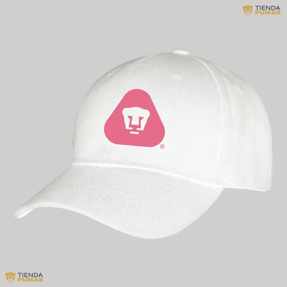 Gorra Pumas UNAM Hombre Mujer Ajustable Emblema Rosa 4 Vinil