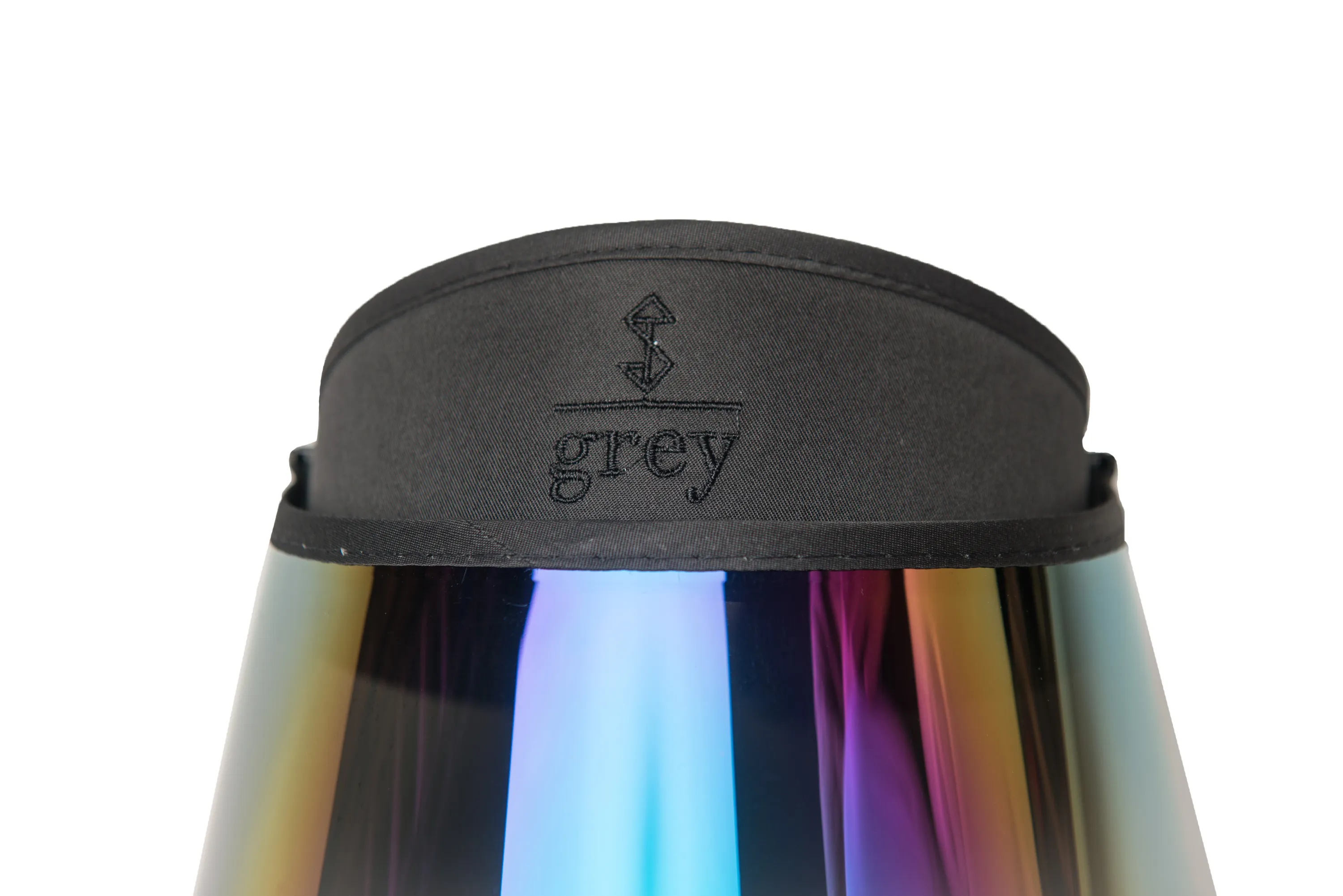 Grey  UV Protect Sun Visor (Half Rainbow)