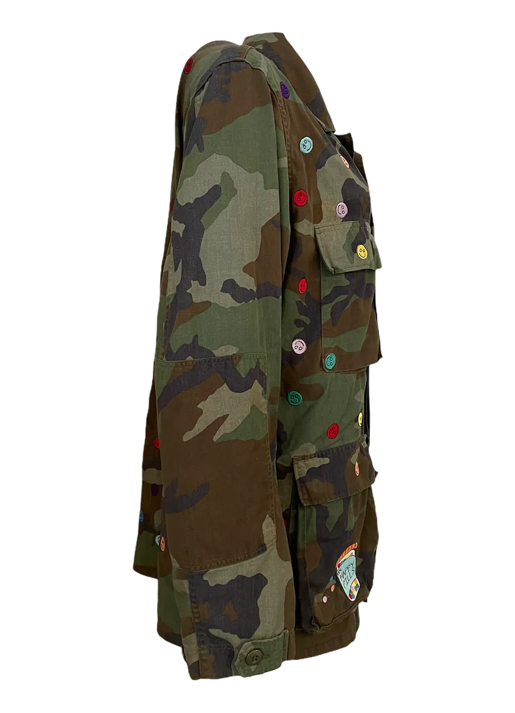 Happy Pills Vintage Camo Jacket