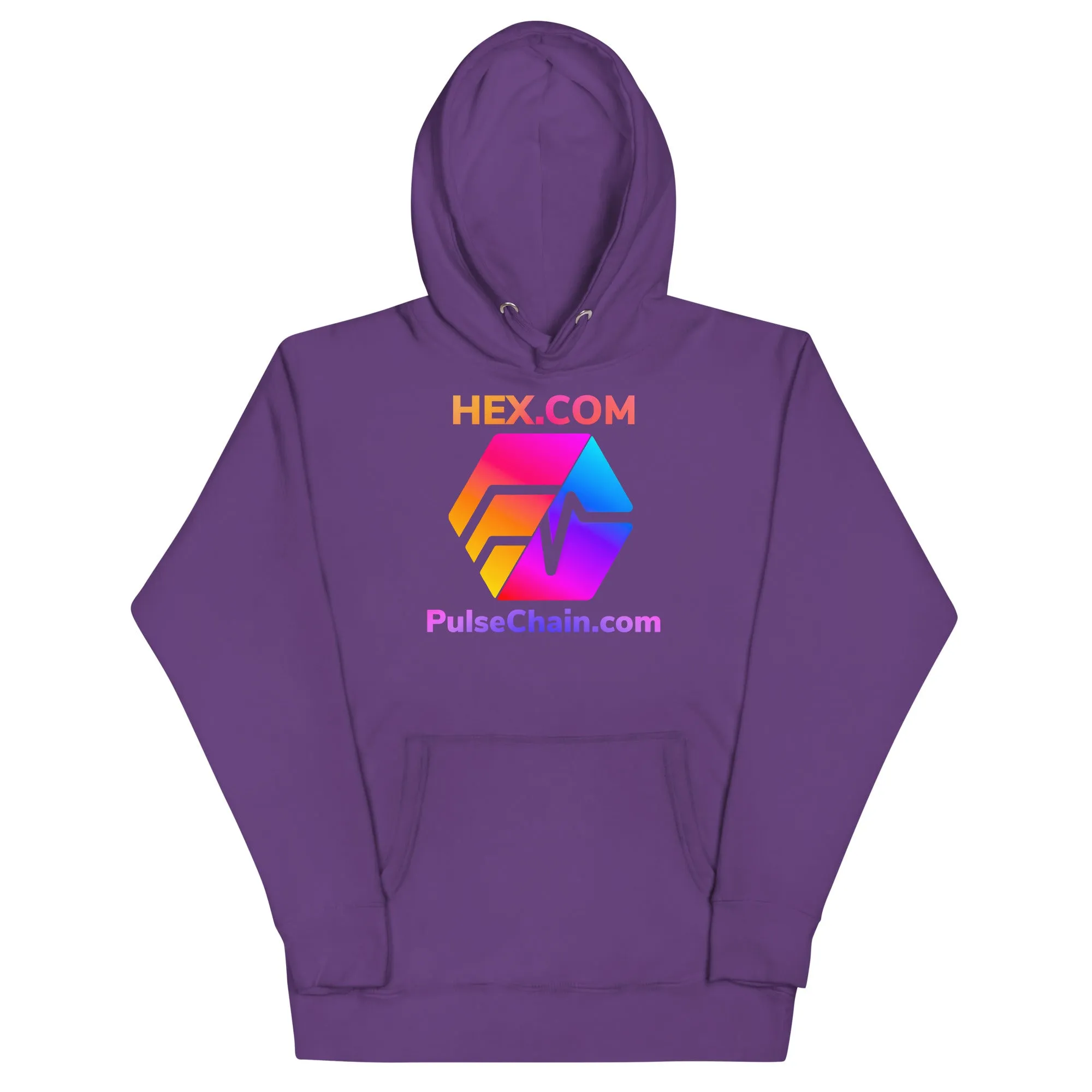 HEX.COM/PulseChain.com Unisex Premium Hoodie