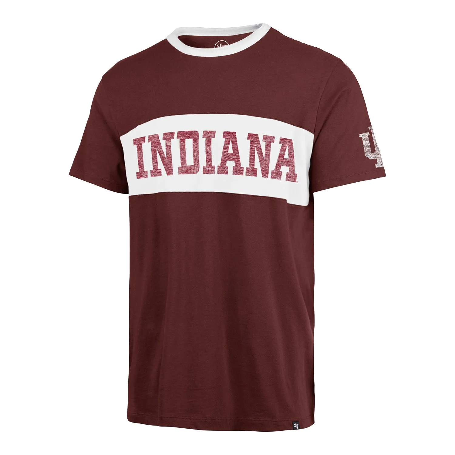 Indiana Hoosiers Double Header Crimson T-Shirt