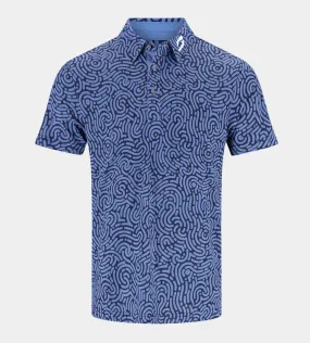 JUMBLE POLO - BLUE