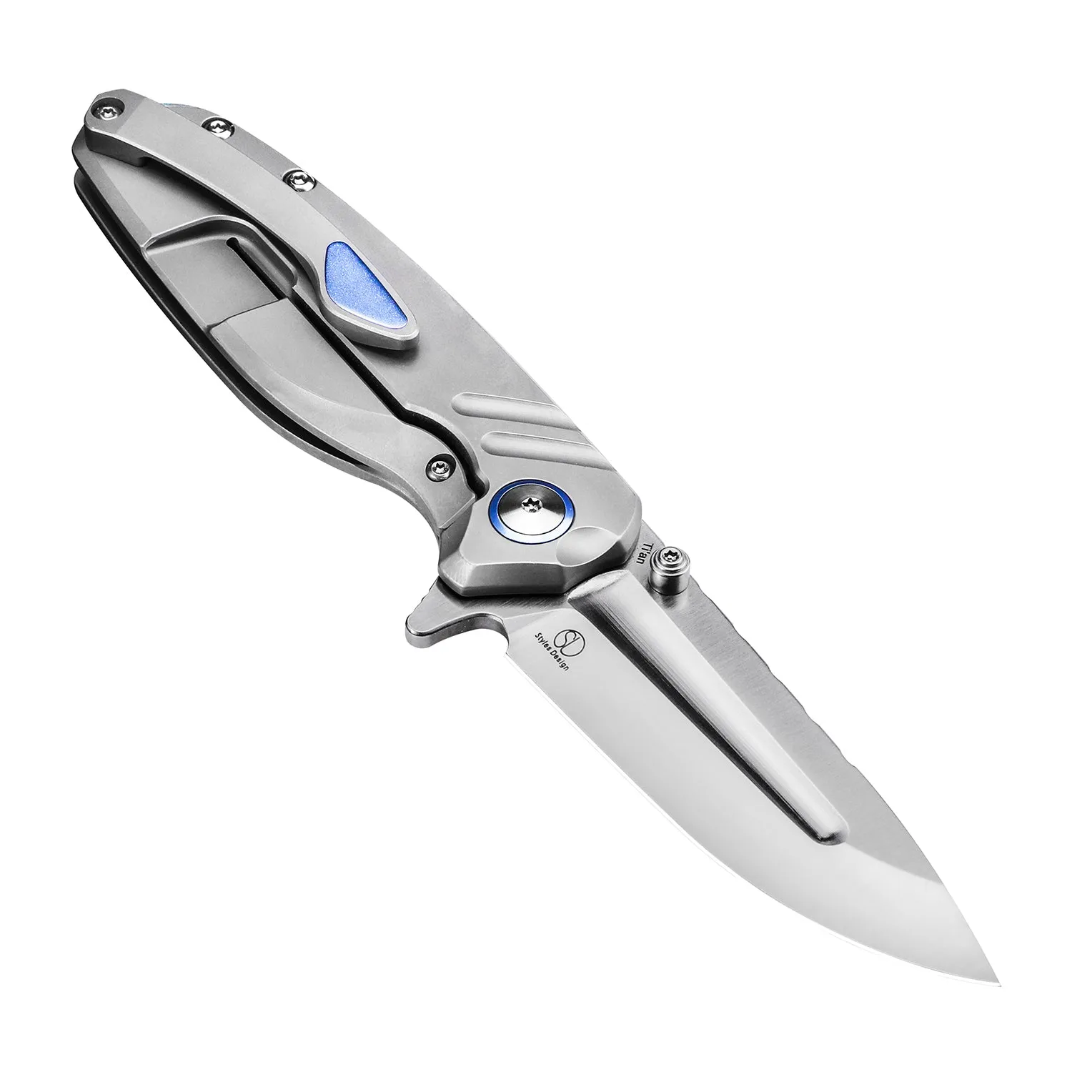 Kizer Ti'an S35VN Blade Frame Lock Titanium Handle Ki3624A1 (2.91 Satin)