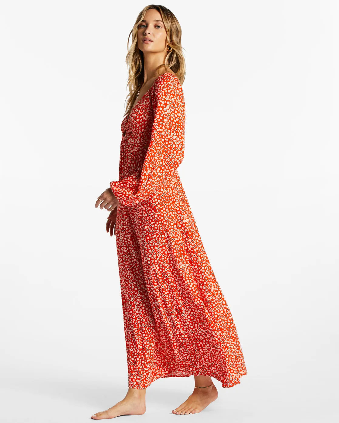 Last Call Maxi Dress - Fire Side