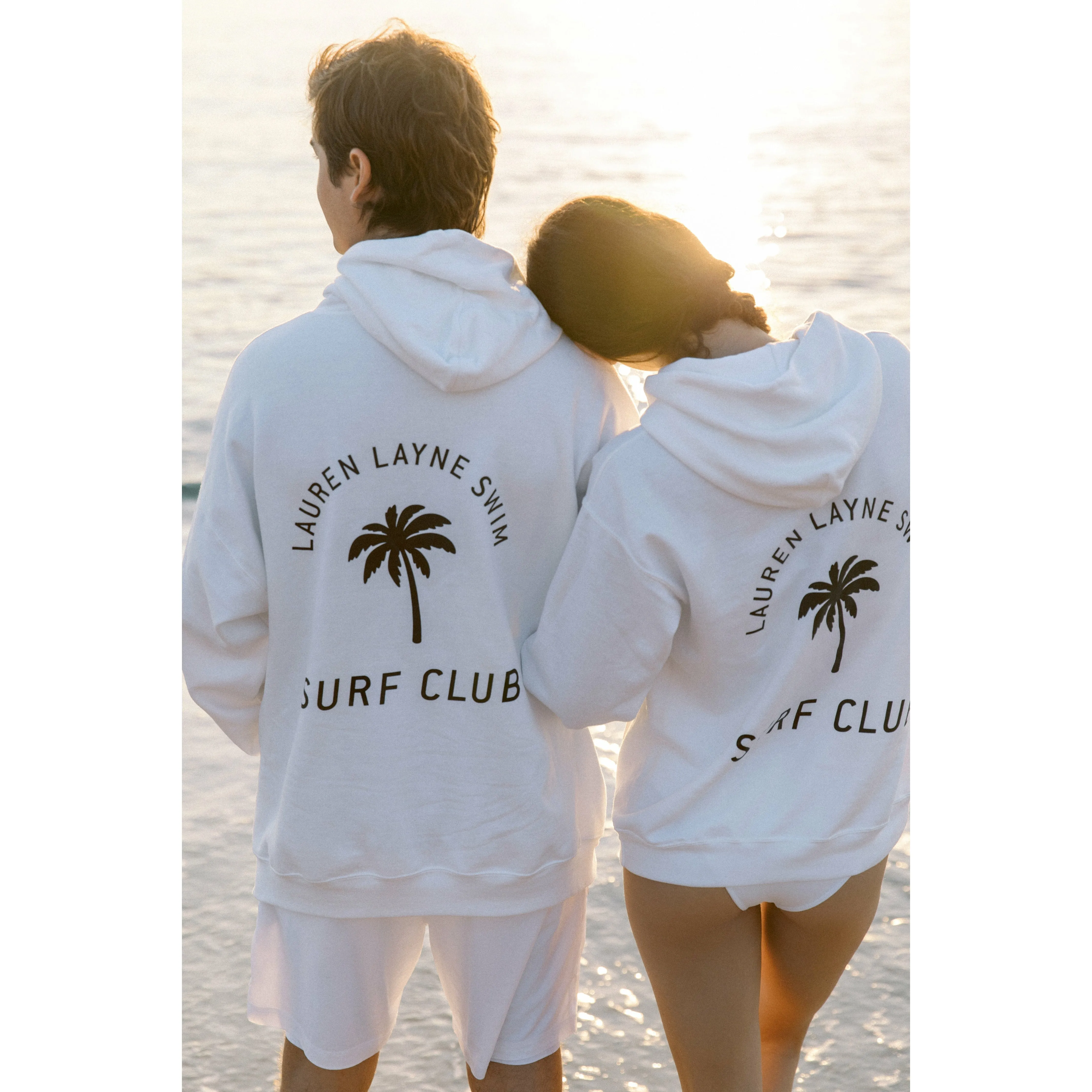 LLSwim & Surf Club White Hoodie