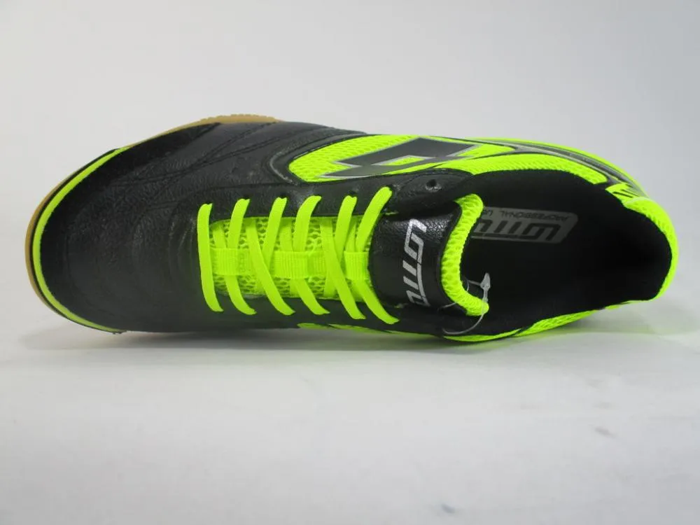 Lotto men's indoor soccer shoe Tacto II 200 futsal shoe S7180 black-green