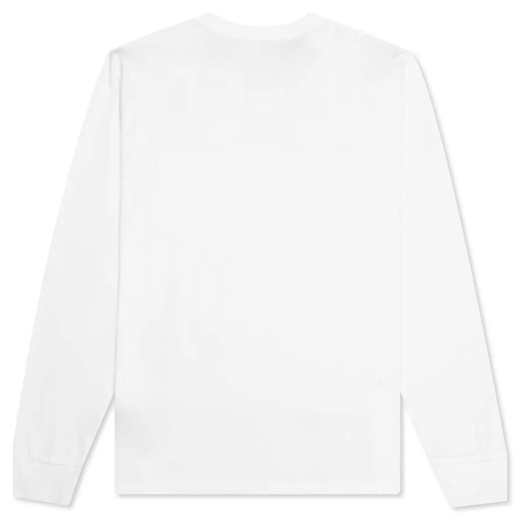 L/S Pocket Tee - White