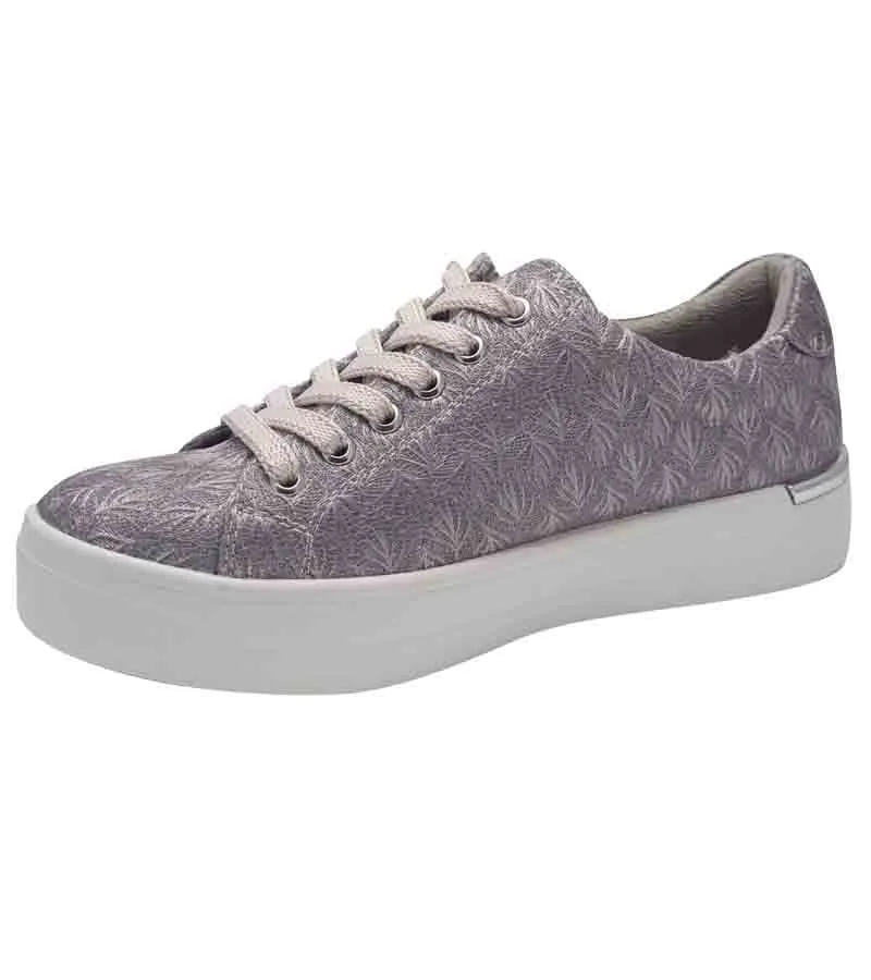 Lunar Womens Lace Up Metallic Pattern Fashion Trainer Layne - DLB044