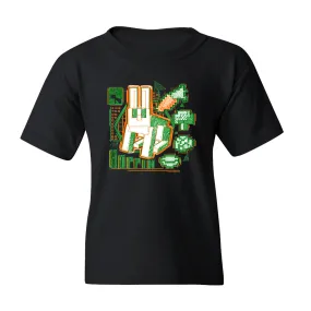 Minecraft Acid Sketch Rabbit Kids Short Sleeve T-Shirt