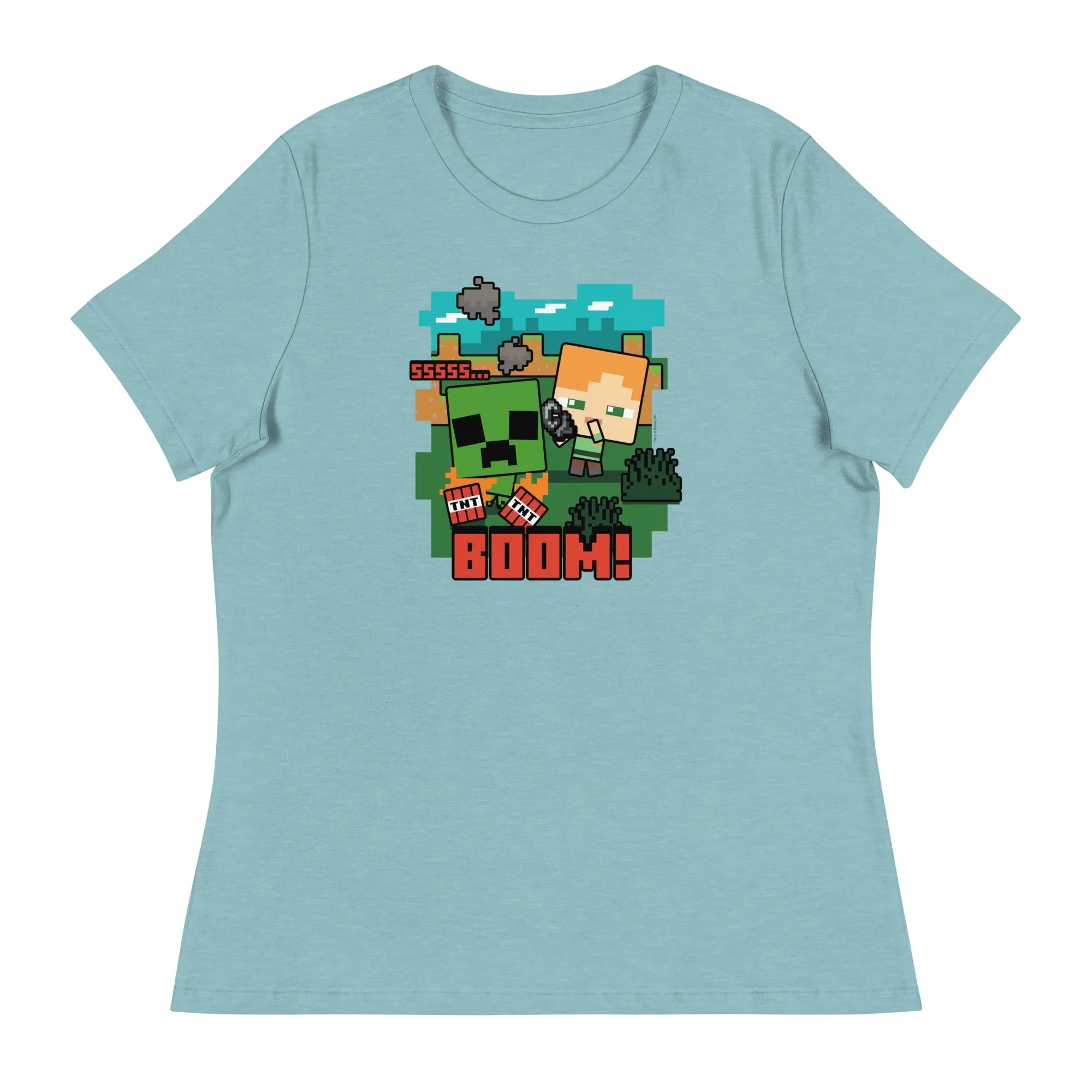 Minecraft BOOM Women's Short Sleeve T-Shirt