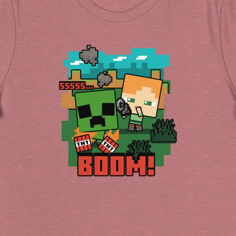 Minecraft BOOM Women's Short Sleeve T-Shirt