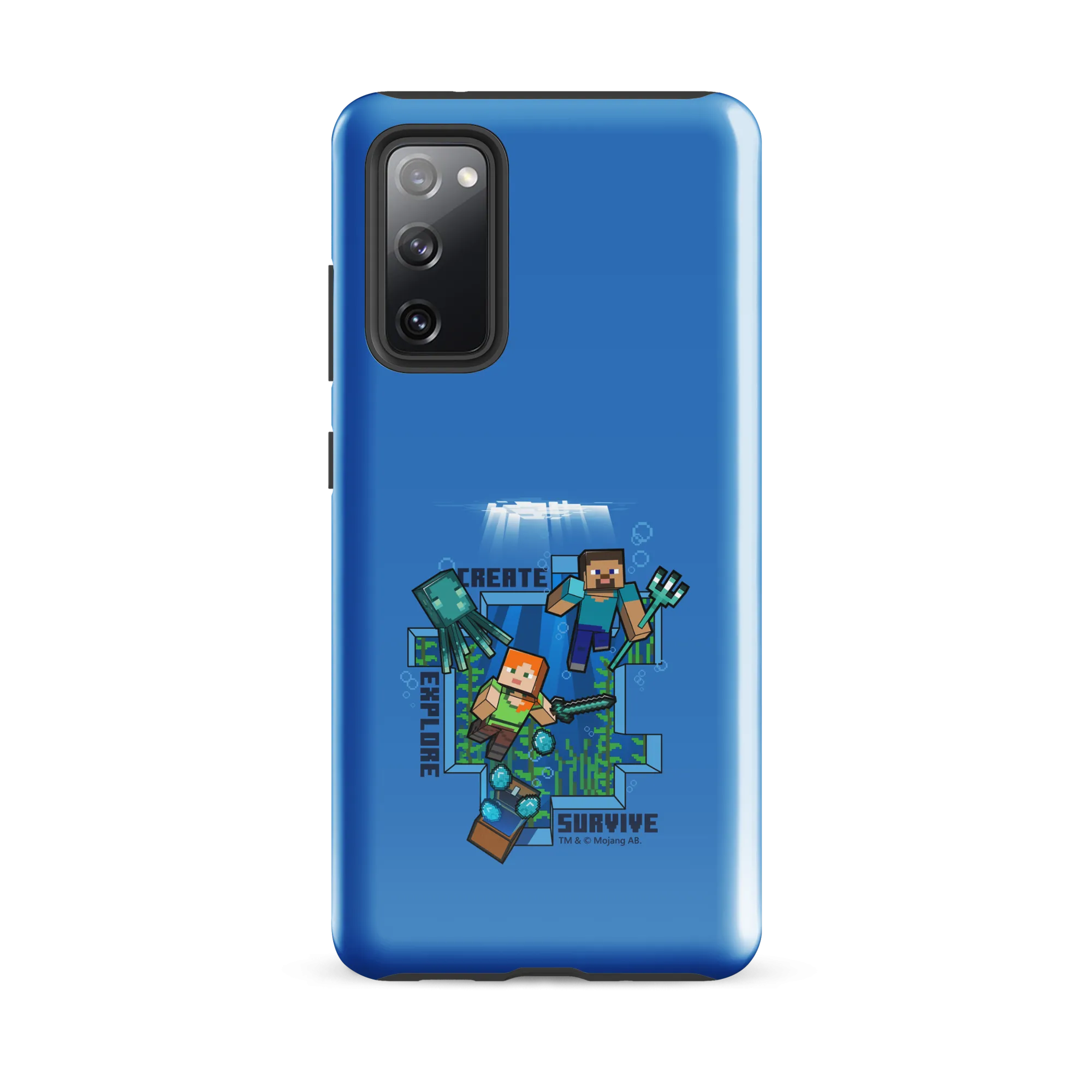 Minecraft Caves & Cliffs Create, Explore, Survive Tough Phone Case - Samsung