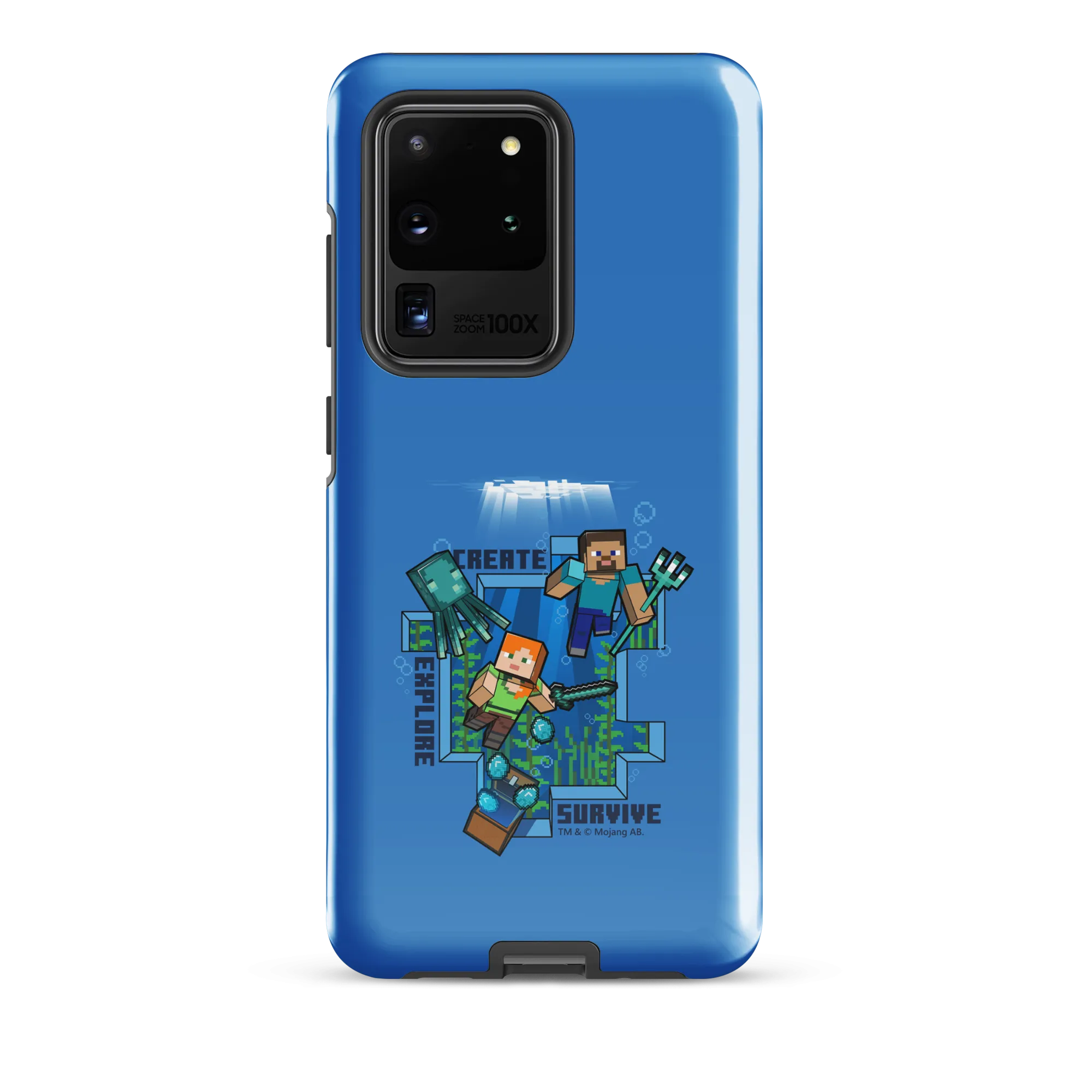 Minecraft Caves & Cliffs Create, Explore, Survive Tough Phone Case - Samsung