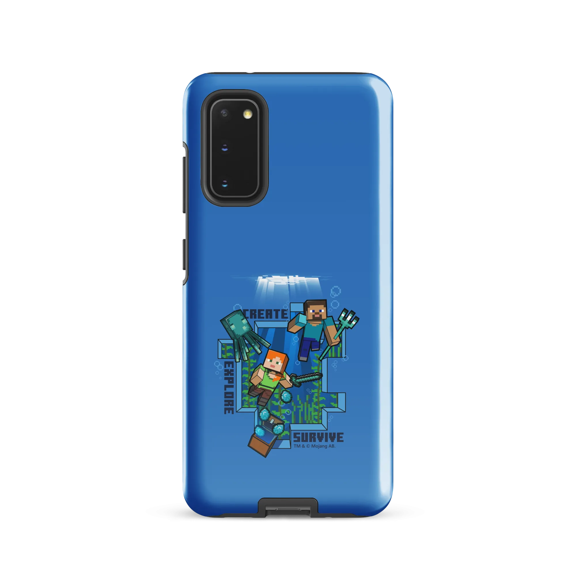 Minecraft Caves & Cliffs Create, Explore, Survive Tough Phone Case - Samsung